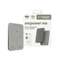 empower - Bezdrôtová PowerBank 5000 mAh 20 W, kompatibilná s MagSafe, Qi2/USB-C, titán
