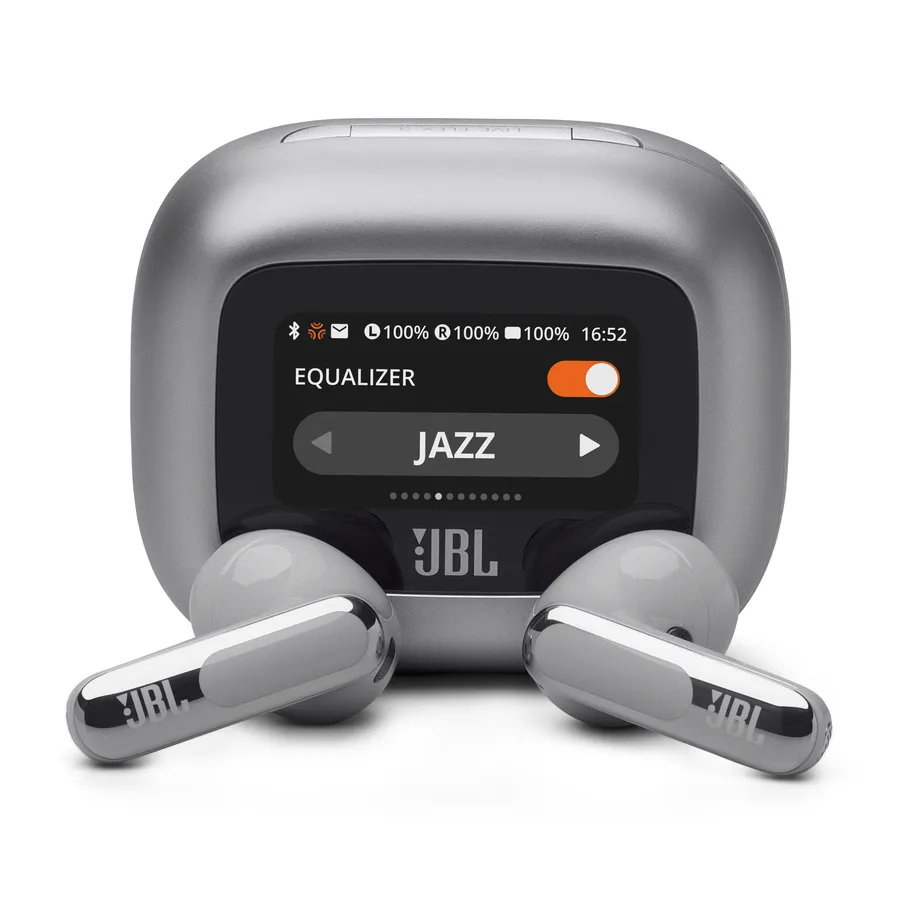 JBL - Bezdrôtové slúchadlá TWS Live Flex 3, strieborná