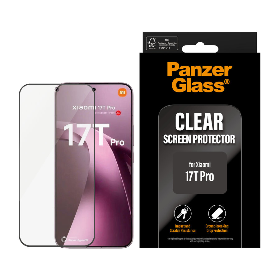 Tvrdené sklo UWF pre Xiaomi 17T Pro, čierna