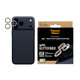 Ochranný kryt objektívu Hoops pre iPhone 17 Pro Max/17 Pro/16 Pro Max/16 Pro, glitter gold