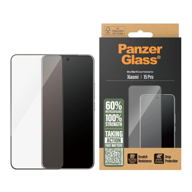 Tvrdené sklo UWF pre Xiaomi 15 Pro, čierna