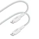 PURO - Kábel USB-C/USB-C, 140 W, Power Delivery, látkový, 2 m, biela
