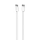 PURO - Kábel USB-C/USB-C, 240 W, Fabrik FABK4, 2 m, biela