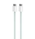 PURO - Kábel USB-C/USB-C, 60 W, Fabrik FABK4, 1,5 m, svetlá modrá