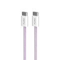 PURO - Kábel USB-C/USB-C, 60 W, Fabrik FABK4, 1,5 m, coraltastic