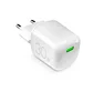 PURO - Cestovný adaptér MiniPro USB-C, GaN, 30 W, biela