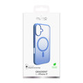 PURO - Puzdro Gradient s MagSafe pre iPhone 17, modrá