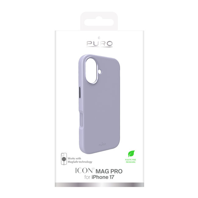 PURO - Puzdro ICON MAG PRO s MagSafe pre iPhone 17, ružová
