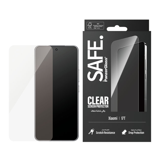 SAFE - Tvrdené sklo UWF pre Xiaomi 17T, čierna