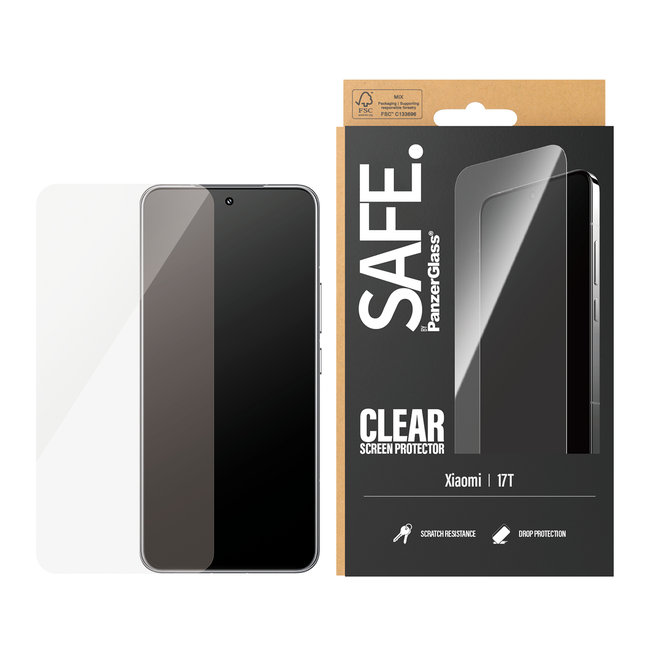 SAFE - Tvrdené sklo UWF pre Xiaomi 17T, čierna