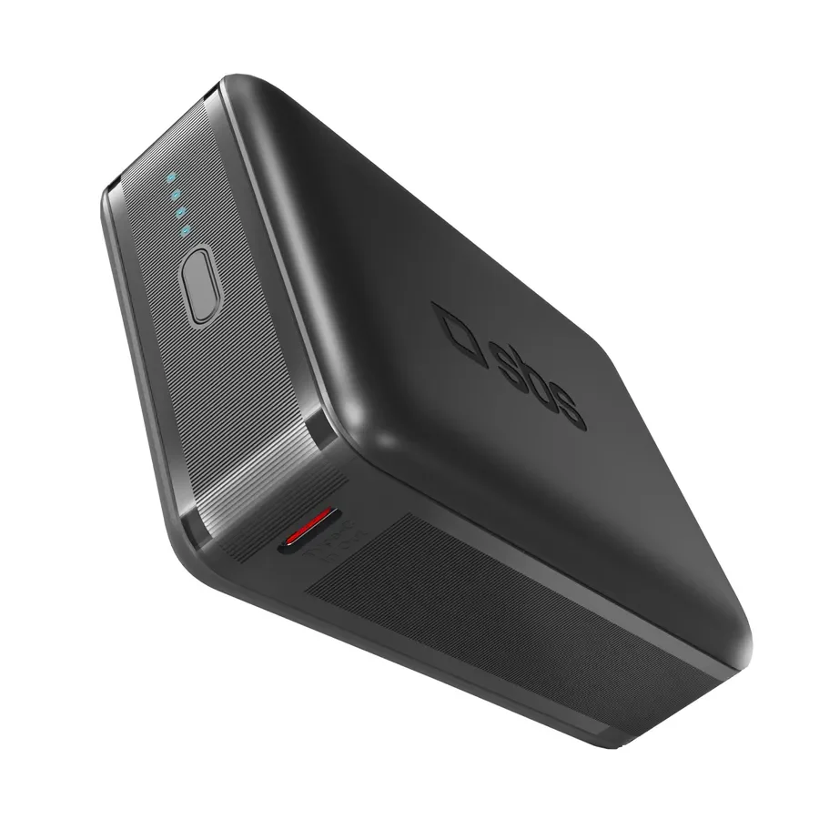 SBS - PowerBank 20000 mAh 65 W, Power Delivery, NanoTube, USB-C/USB-A, čierna