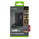SBS - Kompresor Air Pro & PowerBank WILD gear 3600 mAh, so svetlom, čierna