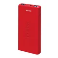 SBS - PowerBank 10000 mAh 10 W, Intelligent Charge, USB-C/2x USB-A, červená