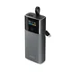 SBS - Powerbank 10000 mAh 20 W, Power Delivery, LCD, s integrovaným káblom, USB-C/USB-A, čierna