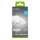 SBS - PowerBank 10000 mAh 10 W, Intelligent Charge, NanoTube, 2x USB-C/USB-A, biela